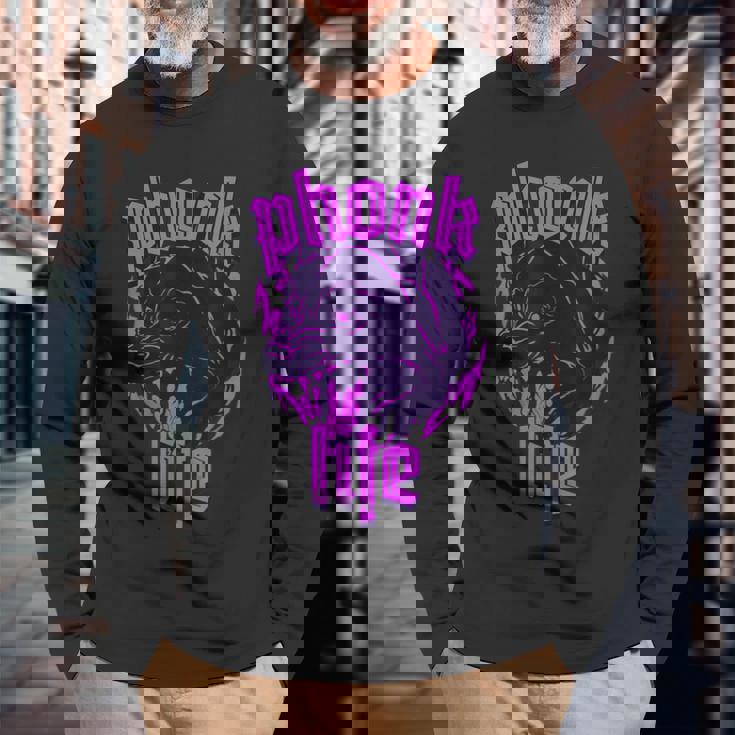 Phonk Musique Phonkie T-shirt à manches longues Cadeaux pour les vieillards