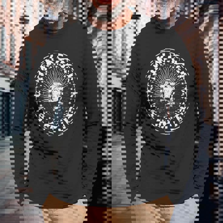 Punk Rock Is My Life I Punk Rock I Anarchy Punker Camiseta de manga larga Regalos para ancianos