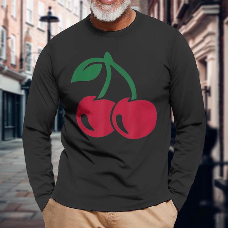 With Red Cherry Langarmshirts Geschenke für alte Männer