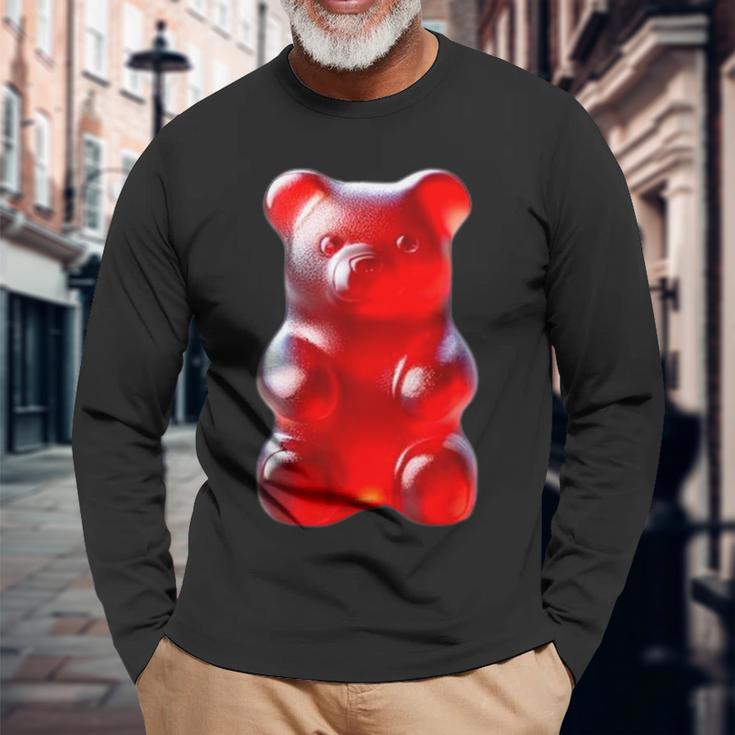 Red Gummy Bear Langarmshirts Geschenke für alte Männer