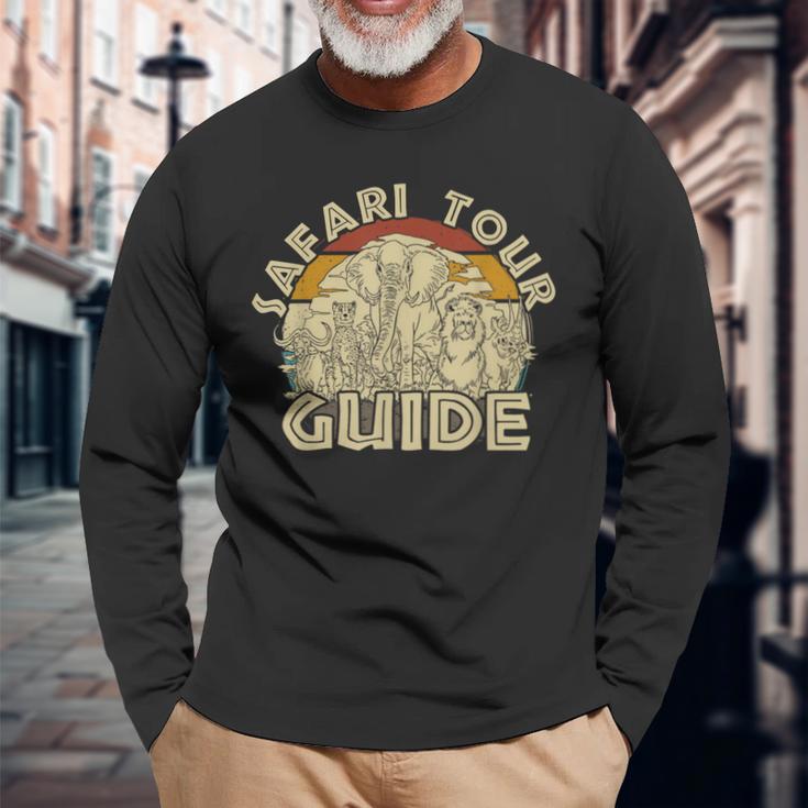 Safari Tour Guide Costume Safari Tourists Safari Holiday Langarmshirts Geschenke für alte Männer