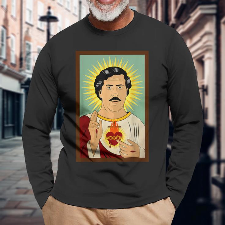 Santo Escobar Langarmshirts Geschenke für alte Männer