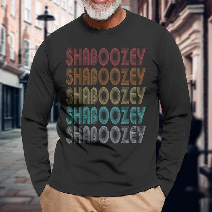 Shaboozey Family Name I Love Shaboozey Personalized Vintage Long Sleeve T-Shirt Gifts for Old Men