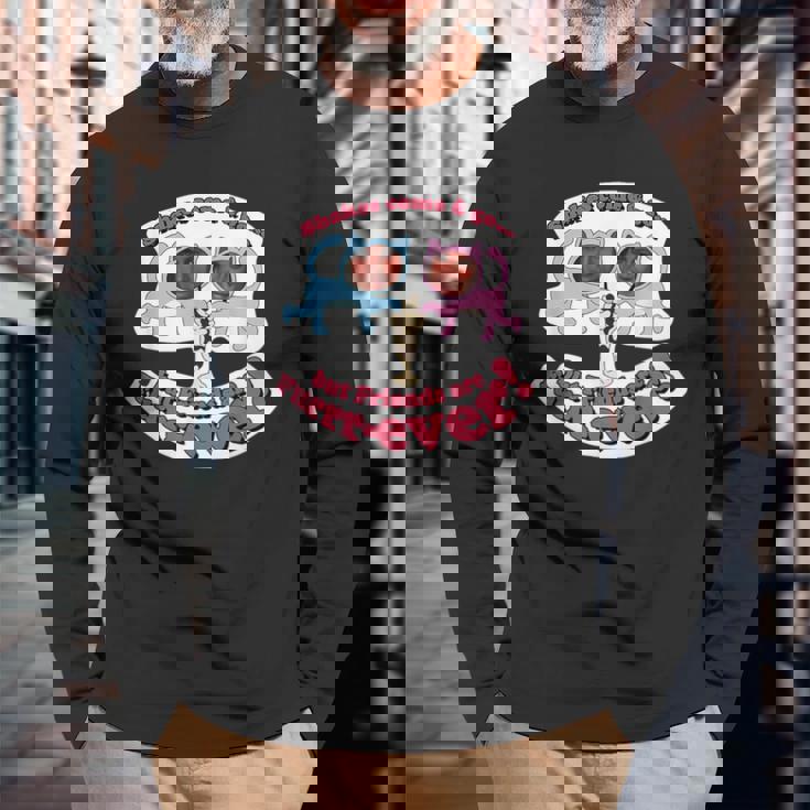 Shakes Come And Go But Friends Are Furrrever Long Sleeve T-Shirt Gifts for Old Men