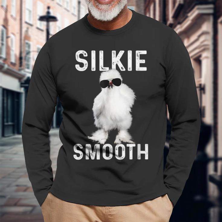 Silkie Chicken Silky Smooth Long Sleeve T-Shirt Gifts for Old Men