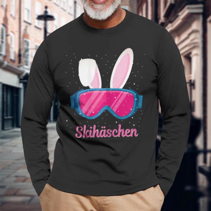 Skihaserl Ski Skihäschen Apres Ski Skiing Langarmshirts Geschenke für alte Männer