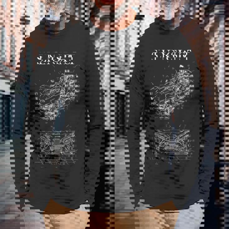 Slingshot Patent Car Sling Shot Long Sleeve T-Shirt Gifts for Old Men