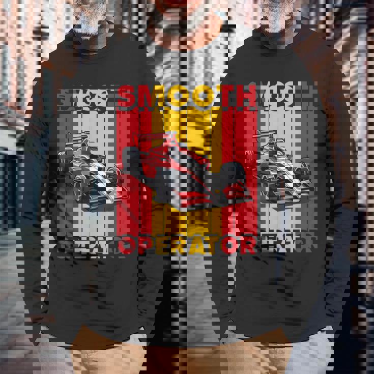 Smooth Operator Formula Racing Bandera España Fast Cars Camiseta de manga larga Regalos para ancianos