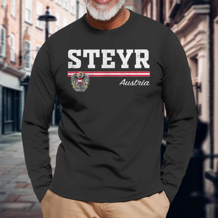 Steyr Austria Austria Langarmshirts Geschenke für alte Männer