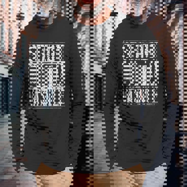Straight Outta Watsonville Vintage Long Sleeve T-Shirt Gifts for Old Men