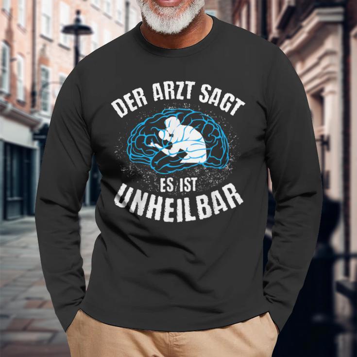 Table Tennis Doctor Says Unheilbar Cool Ping Pong Langarmshirts Geschenke für alte Männer