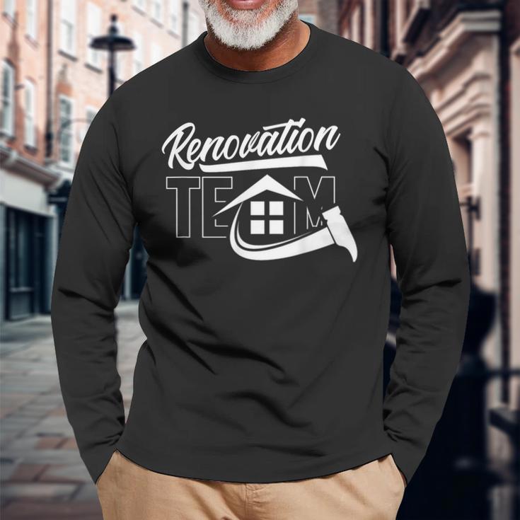 Team Renovation Diy Restoration Renovation S Langarmshirts Geschenke für alte Männer