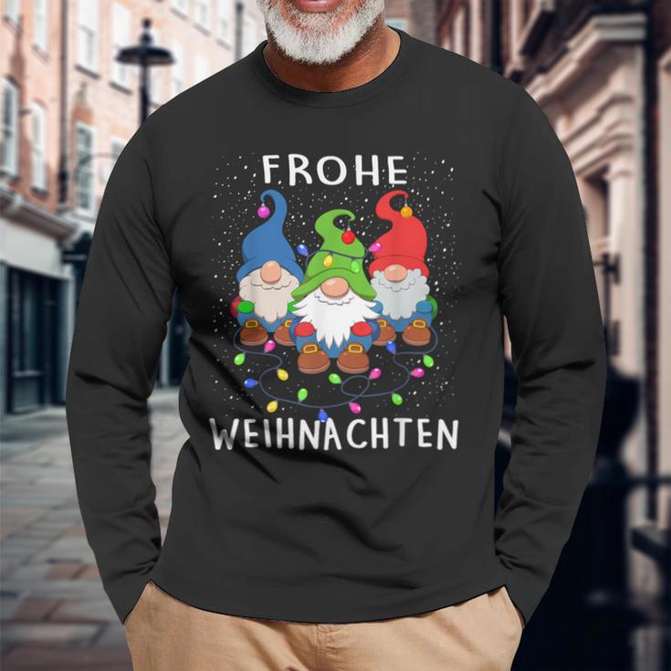 Three Dwarfs Family Merry Christmas Langarmshirts Geschenke für alte Männer