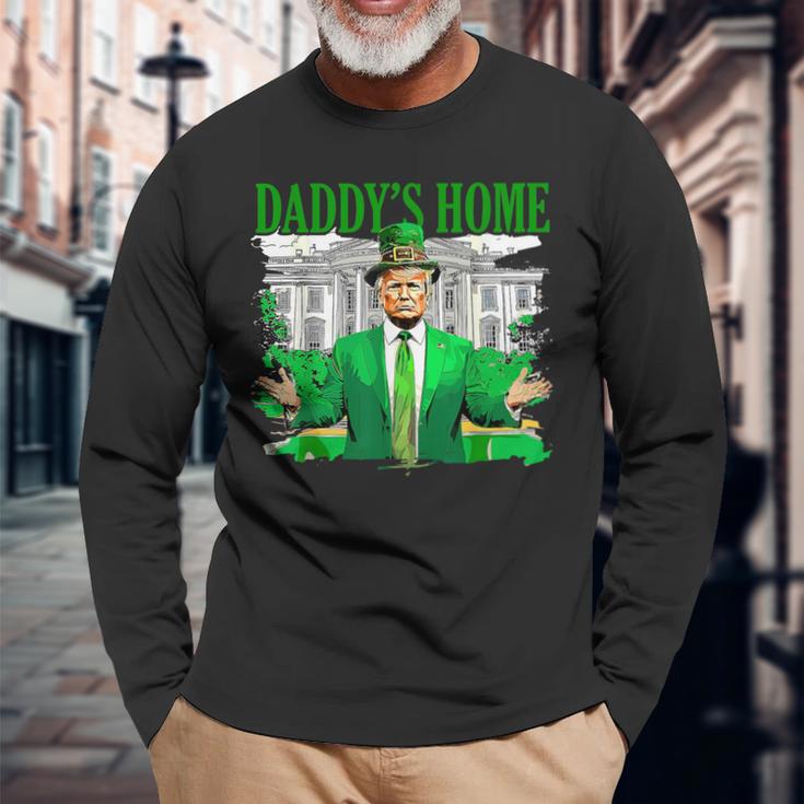 Donald Trump 'Daddys Home' Grey T-Shirt – Unisex 100% Cotton, Crew Neck, MAGA 47th