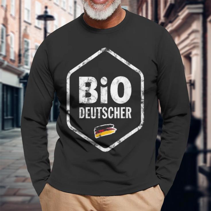 Unword Of The Year 2024 Organic German 100 Bio-Deutsch Langarmshirts Geschenke für alte Männer