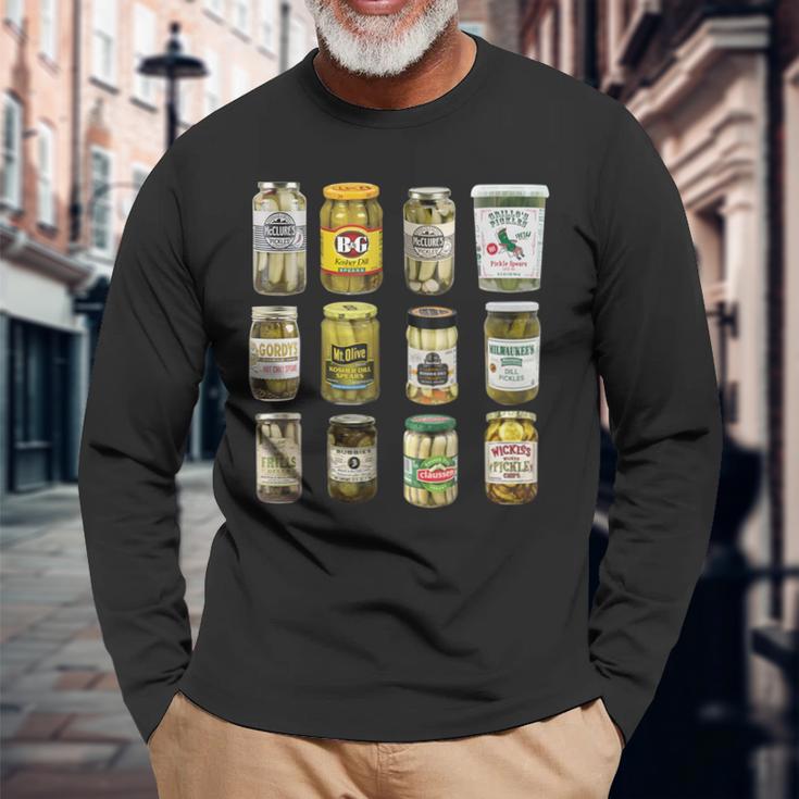 Vintage Canned Pickles Lover Trendy Clothing Langarmshirts Geschenke für alte Männer