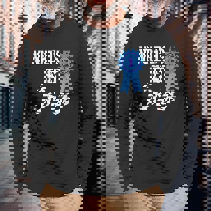 World's Best Jorge Primer Nombre Camiseta de manga larga Regalos para ancianos