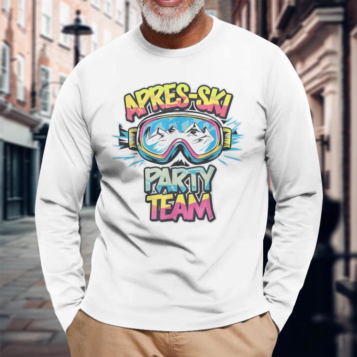 Apres Ski Party Team Lustges Hütten Party Urlaubs Outfit Langarmshirts Geschenke für alte Männer