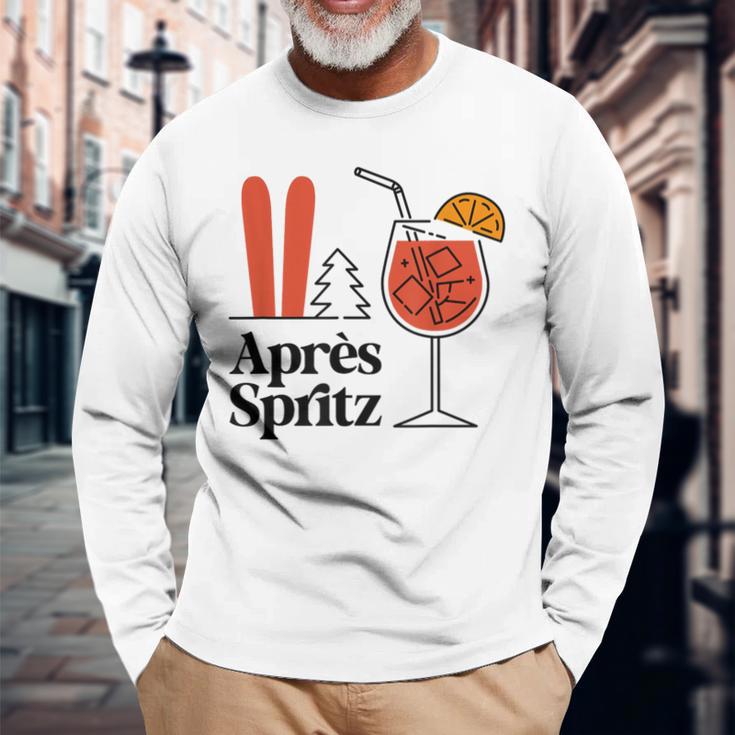 Après Spritz X Aperölchen Spritz & Skifahren Skifahrer Ski Langarmshirts Geschenke für alte Männer