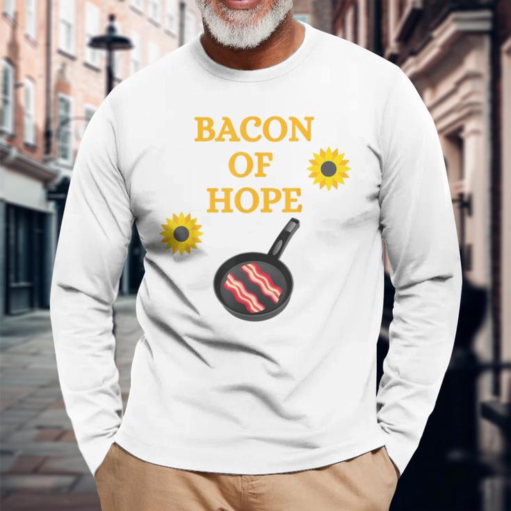 Bacon Of Hope Baerbock Green Bundestag Anti-Green Party Green Langarmshirts Geschenke für alte Männer