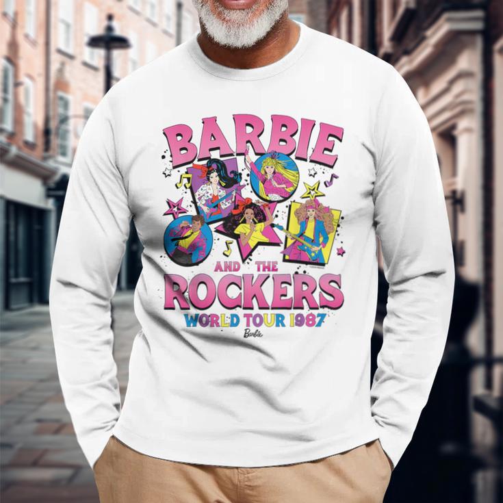 Barbie And The Rockers Music World Tour 1997 Langarmshirts Geschenke für alte Männer