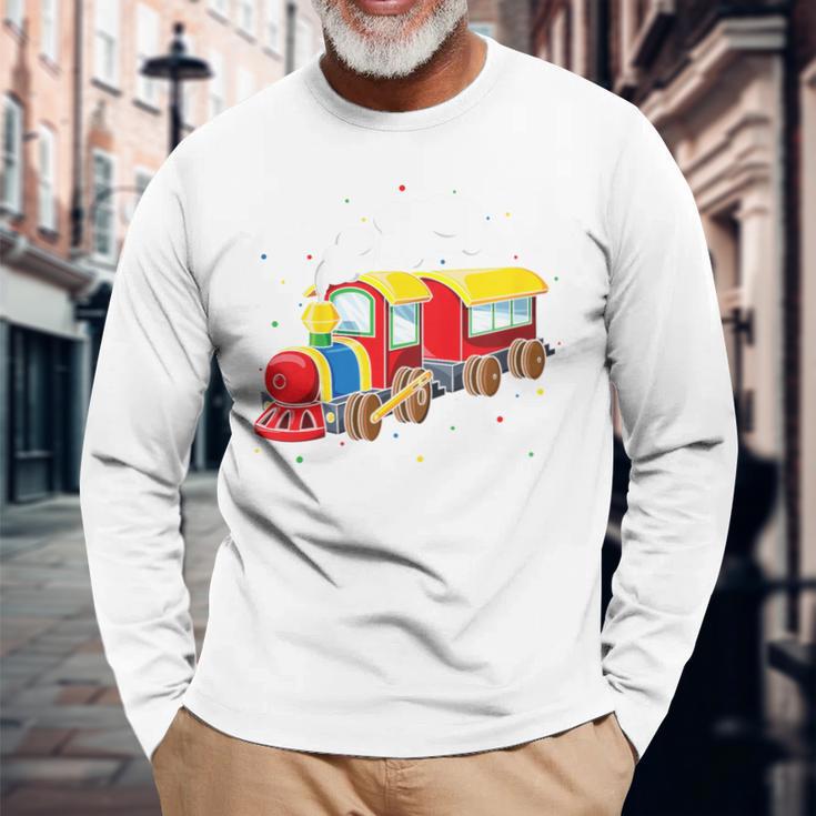 Children's Railway Children's Locomotive Trains Steam Train 80 Langarmshirts Geschenke für alte Männer