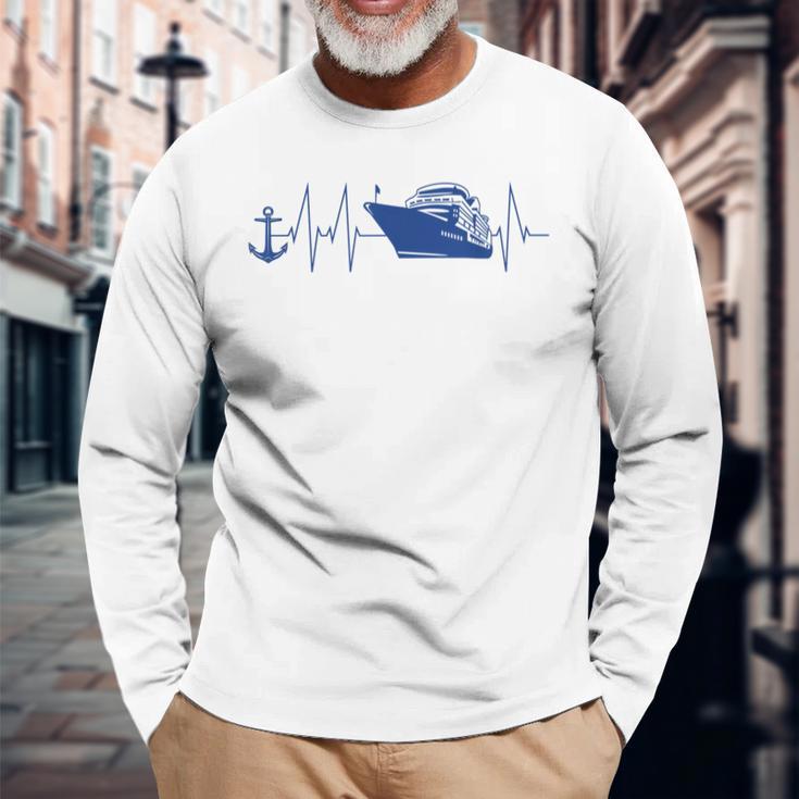 Cruise Ship Anchor Cruise S Langarmshirts Geschenke für alte Männer