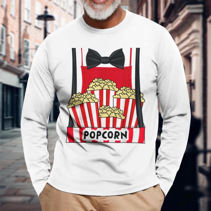 Cute Popcorn Seller Costume Langarmshirts Geschenke für alte Männer