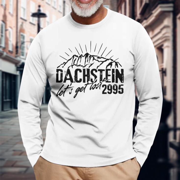 Dachstein Steiermark Austria Mountain Hiking Souvenir Langarmshirts Geschenke für alte Männer