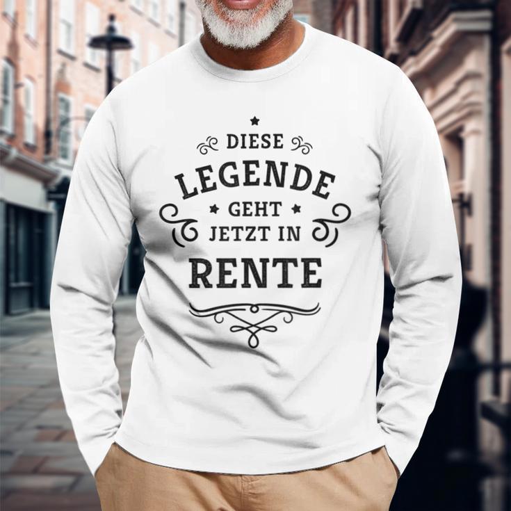 Dese Legende Geht Jetzt In Rente This Legend Goes Now In Langarmshirts Geschenke für alte Männer