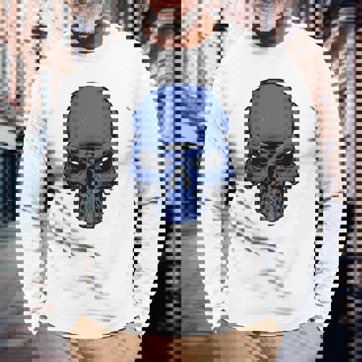 Gamer Skullideo Games Gaming Boys Nager Langarmshirts Geschenke für alte Männer