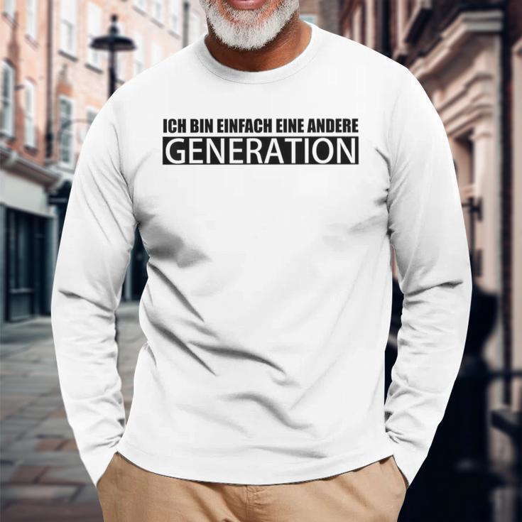 I Am Another Generation Gray Langarmshirts Geschenke für alte Männer