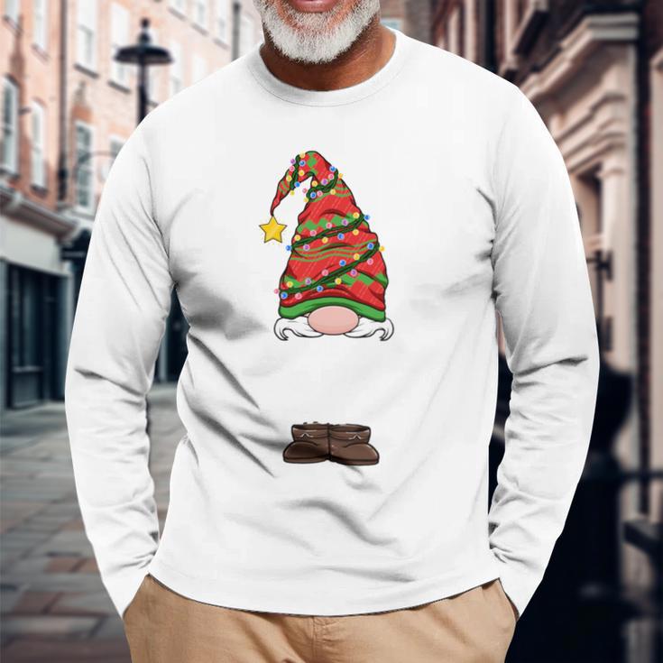 Grandpa Gnome Christmas Gnome Grandfather Long-Sleeved Langarmshirts Geschenke für alte Männer