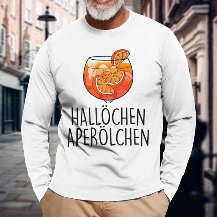 Hallöchen Aperölchen X New Delicious Aperoli Feeling Spritzy Langarmshirts Geschenke für alte Männer