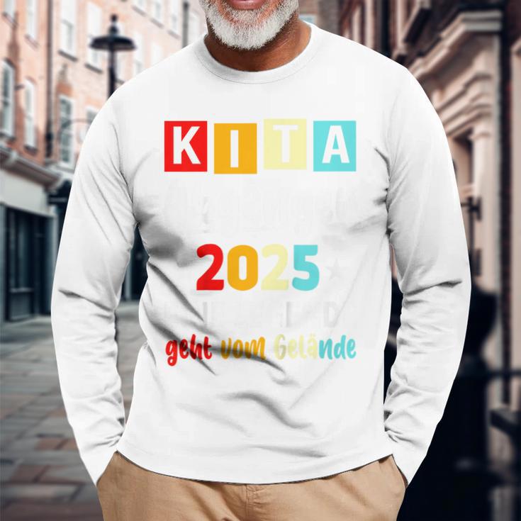 Kinder Kita Abgänger 2025 Schulkind Einschulung Schule Letzter Tag Langarmshirts Geschenke für alte Männer