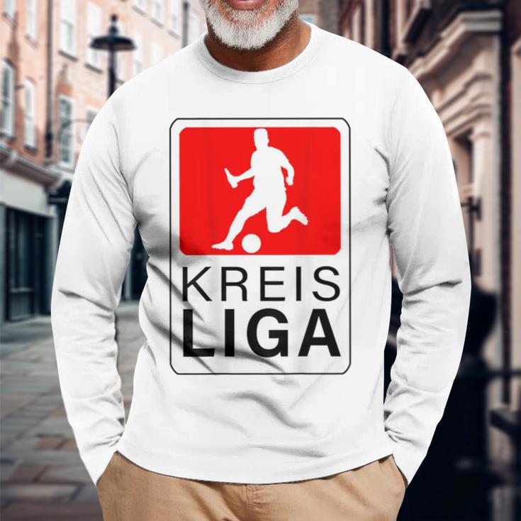 Kreisliga Football Langarmshirts Geschenke für alte Männer