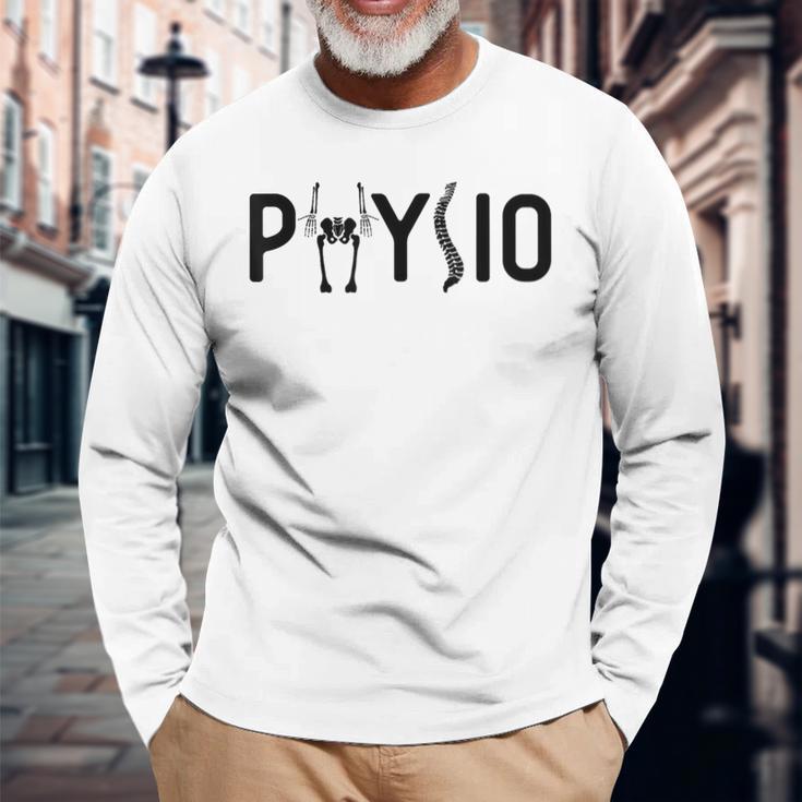 Physiotherapy Physiotherapy Physiotherapy Physio S Langarmshirts Geschenke für alte Männer