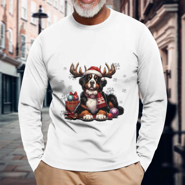 Rentier War Ausverkauft Berner Sennen Lustiges Weihnachts Langarmshirts Geschenke für alte Männer