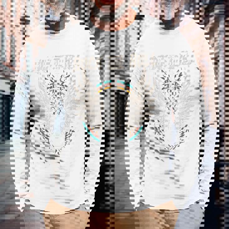 Rock And Roll Guitarraintage Rock Music Manga Larga Camiseta de manga larga Regalos para ancianos