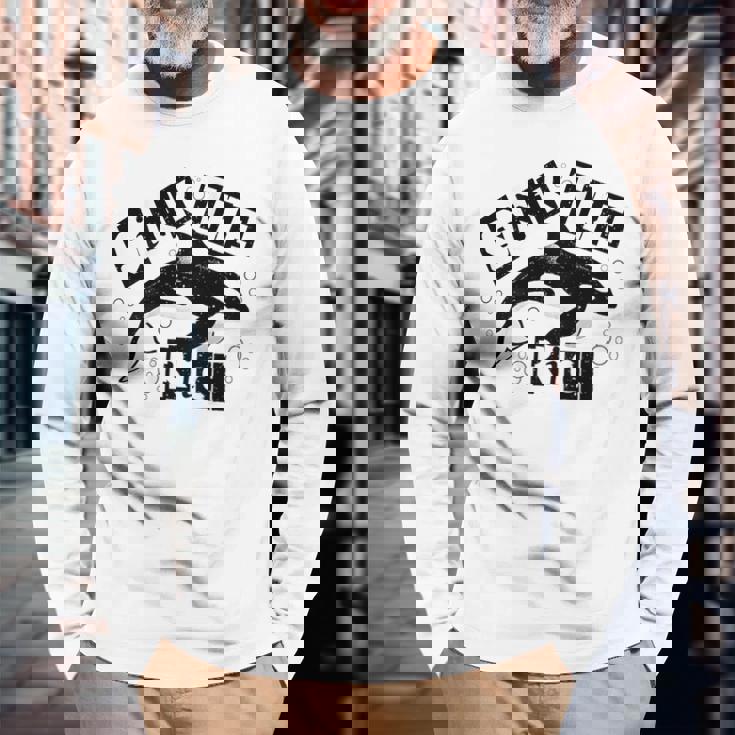Sink The Rich Gladys Orca Revolutionary Orca Whale Atrás Camiseta de manga larga Regalos para ancianos