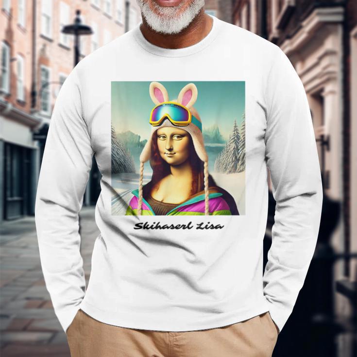 Skihaserl Lisa Mona Apres Ski Haserl Ski Holiday Team Outfit Langarmshirts Geschenke für alte Männer