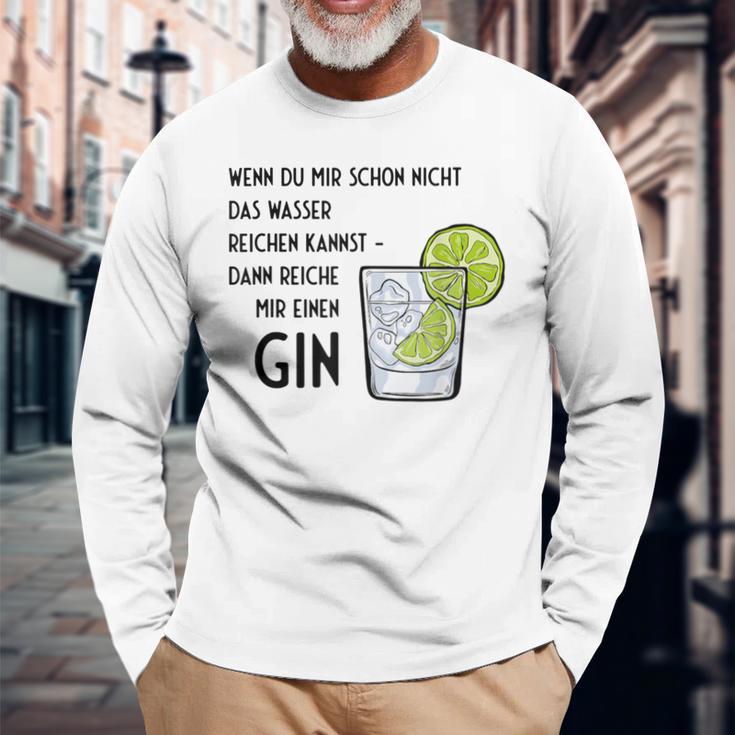 Wenn Du Mir Schon Nicht Das Wasser Reichkann If Du Mir Schon Nicht Das Wasser Reichreichreichkann Langarmshirts Geschenke für alte Männer