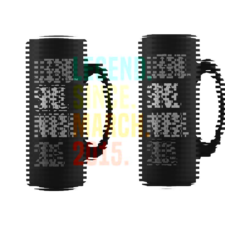 10 Years Old Legend Since March 2015 10Th Birthday Coffee Mug