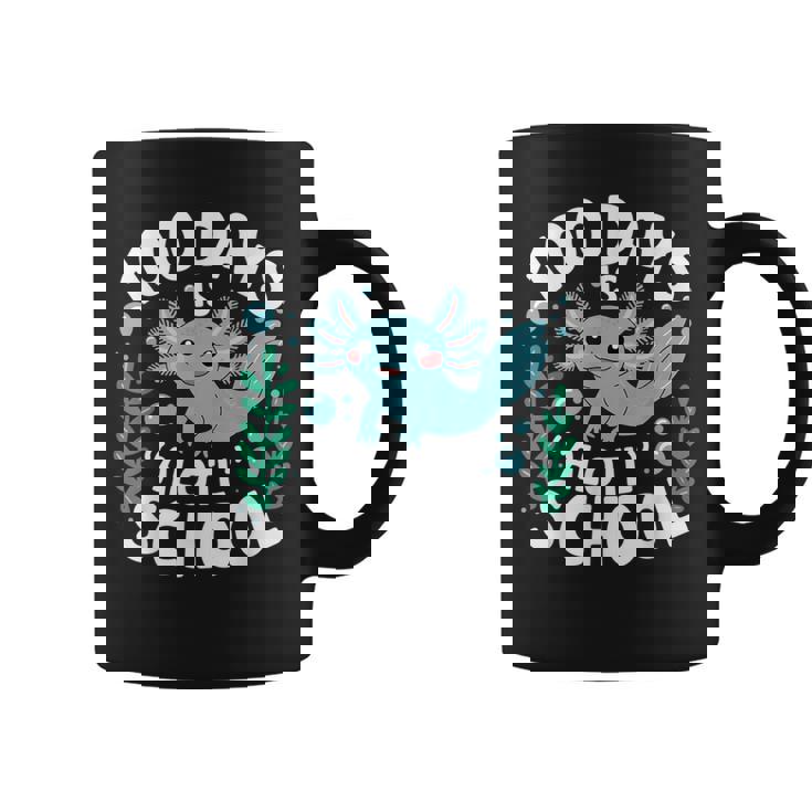100 Days Is Alotl School Axolotl 100Th Day Amphibian Pet Coffee Mug