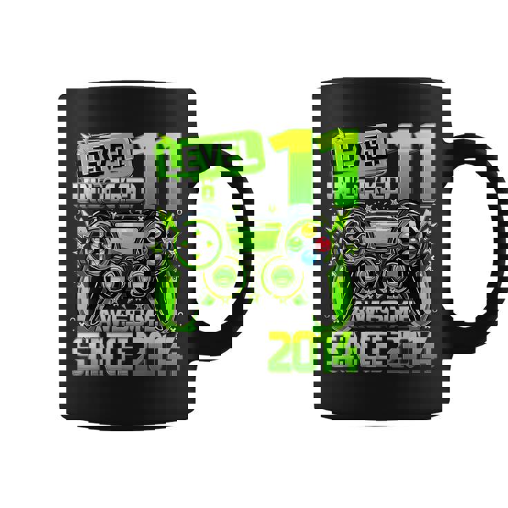11Th Birthday Boy Time To Level Up 11 Unlocked Video Game Coffee Mug