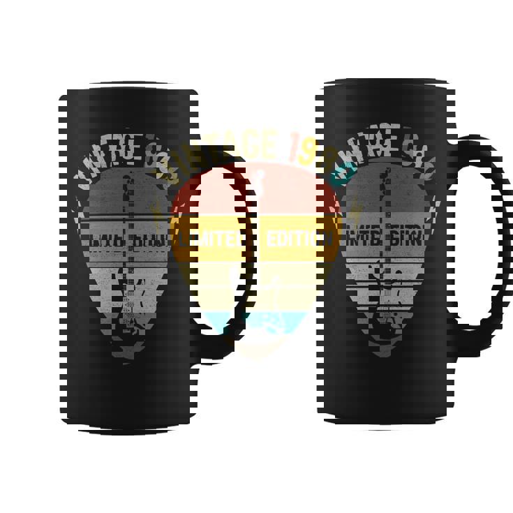 1980 Guitar Pick Vintage Coffee Mug