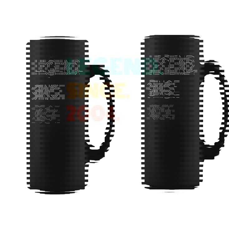 21 Years Old Legend Since 2004 21St Birthday Coffee Mug