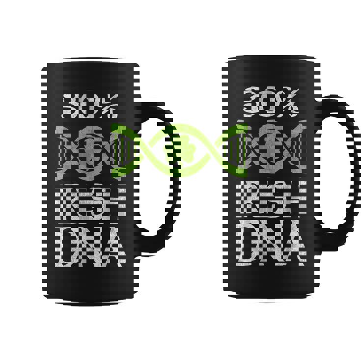 30 Irish DNA St Patrick's Day DNA Strand Shirt Graphic Print Coffee Mug