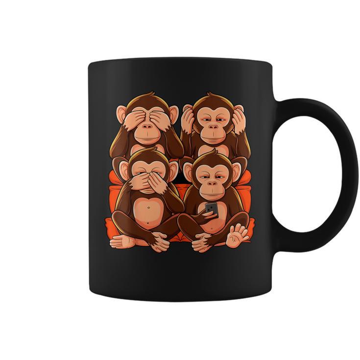 31 Monkey See Nothing Hear Say Smartphone Tassen