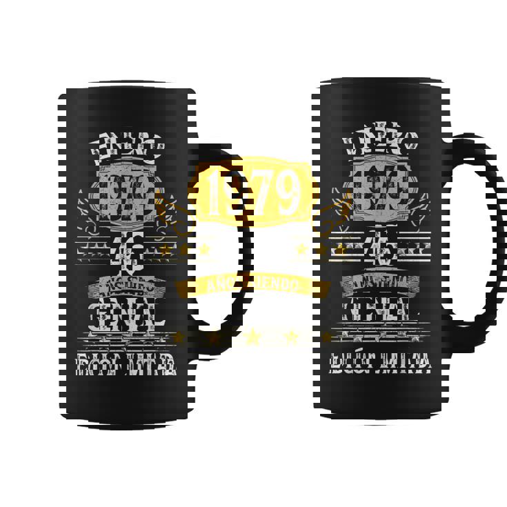 46 Años Cumpleaños Hombre 1979 Las Leyendas Nacen Enero 1979 Taza de café